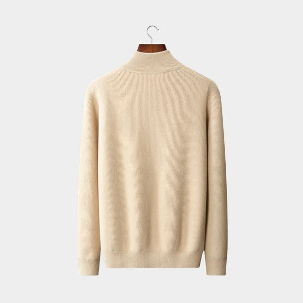 The Oslo Wool Track Zip Knit