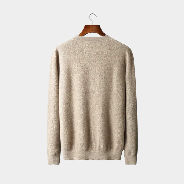 The Courchevel Cashmere Henley Sweater