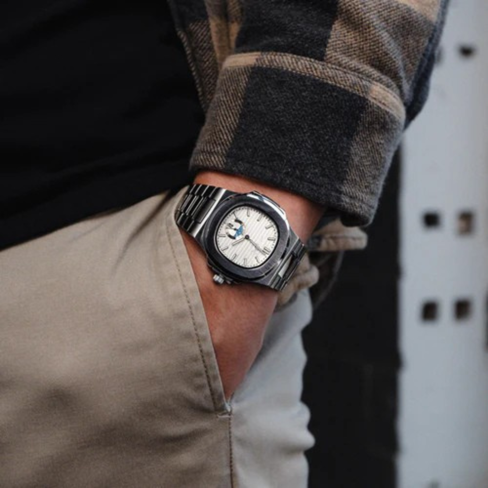 The Toulon Stainless Steel Nautical Watch