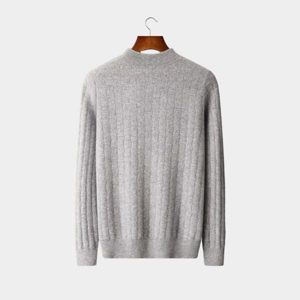 The Oslo Merino Mock Neck Sweater