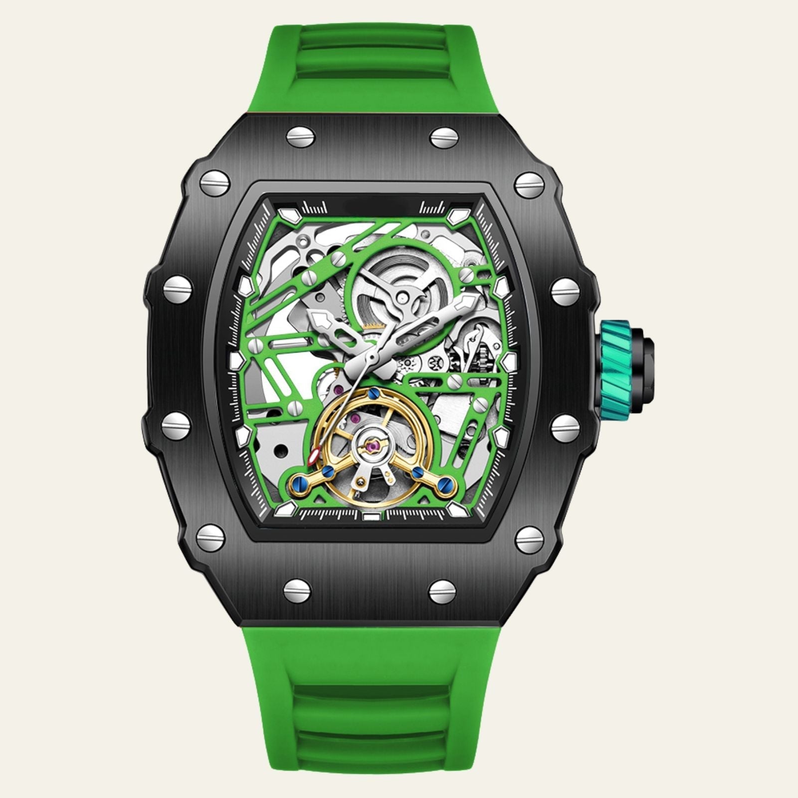 The Monaco Skeleton Automatic Watch