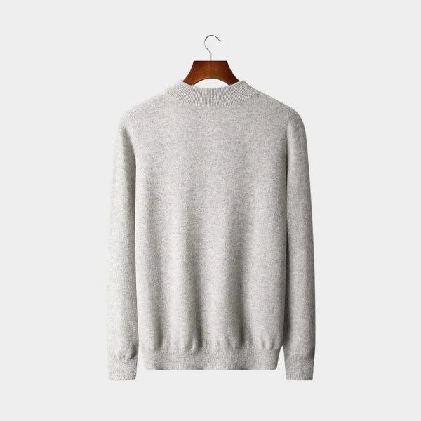 The Lucerne Merino Wool Mock Neck Sweater