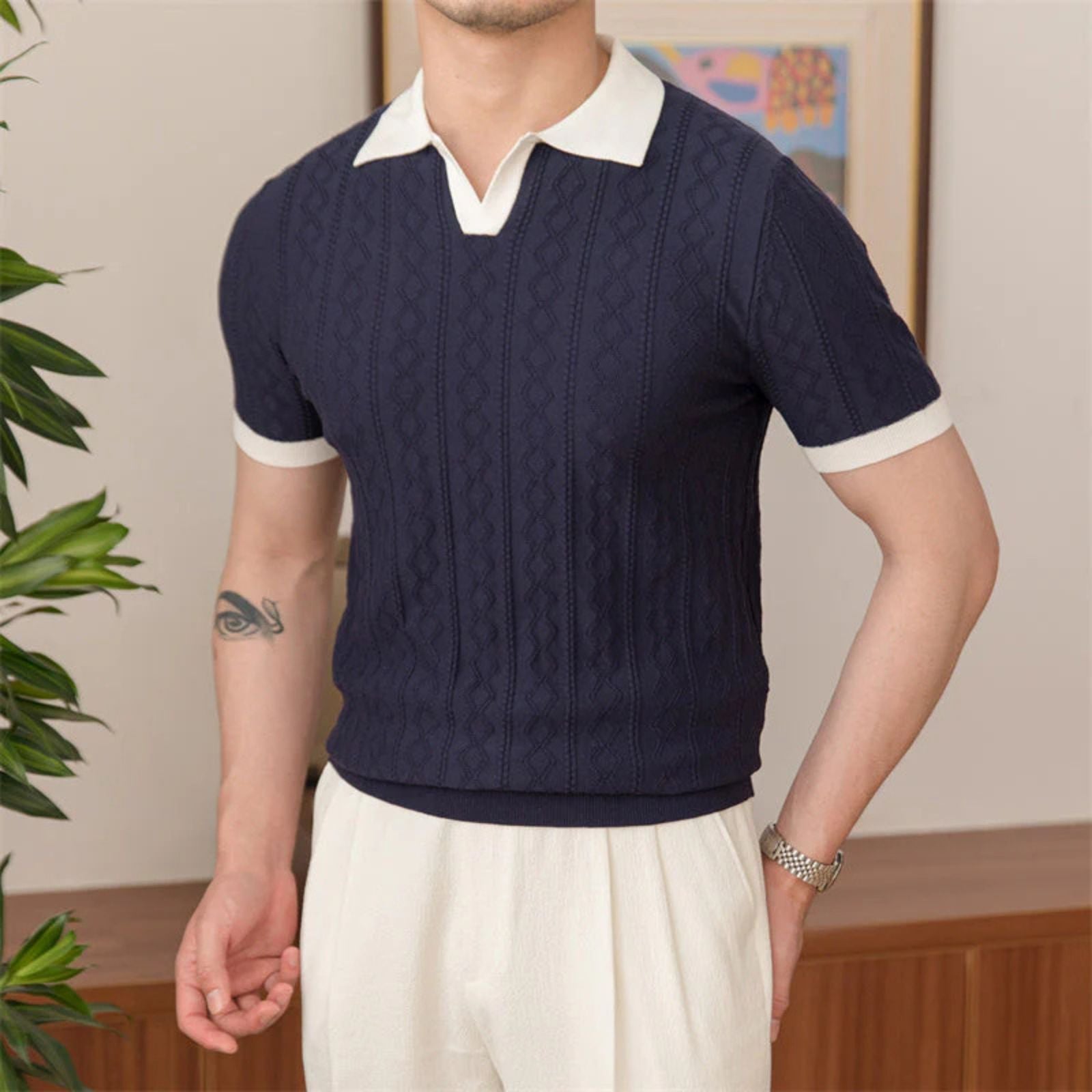 The Toulon Lyocell Knit Polo