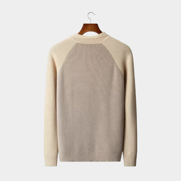 The Como Merino Half-Zip Polo