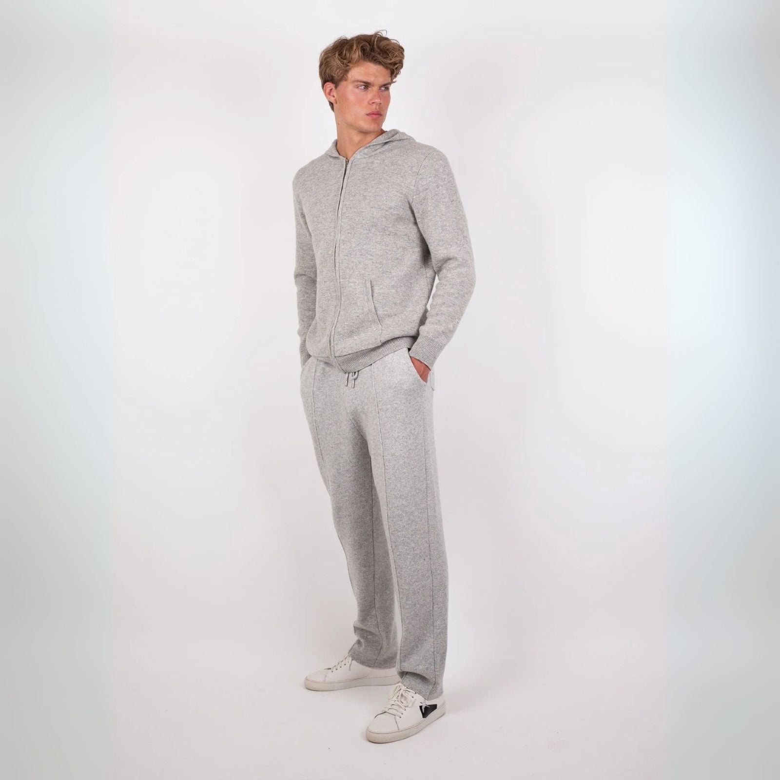 The Lausanne Merino Wool Zip-Up Comfort Set