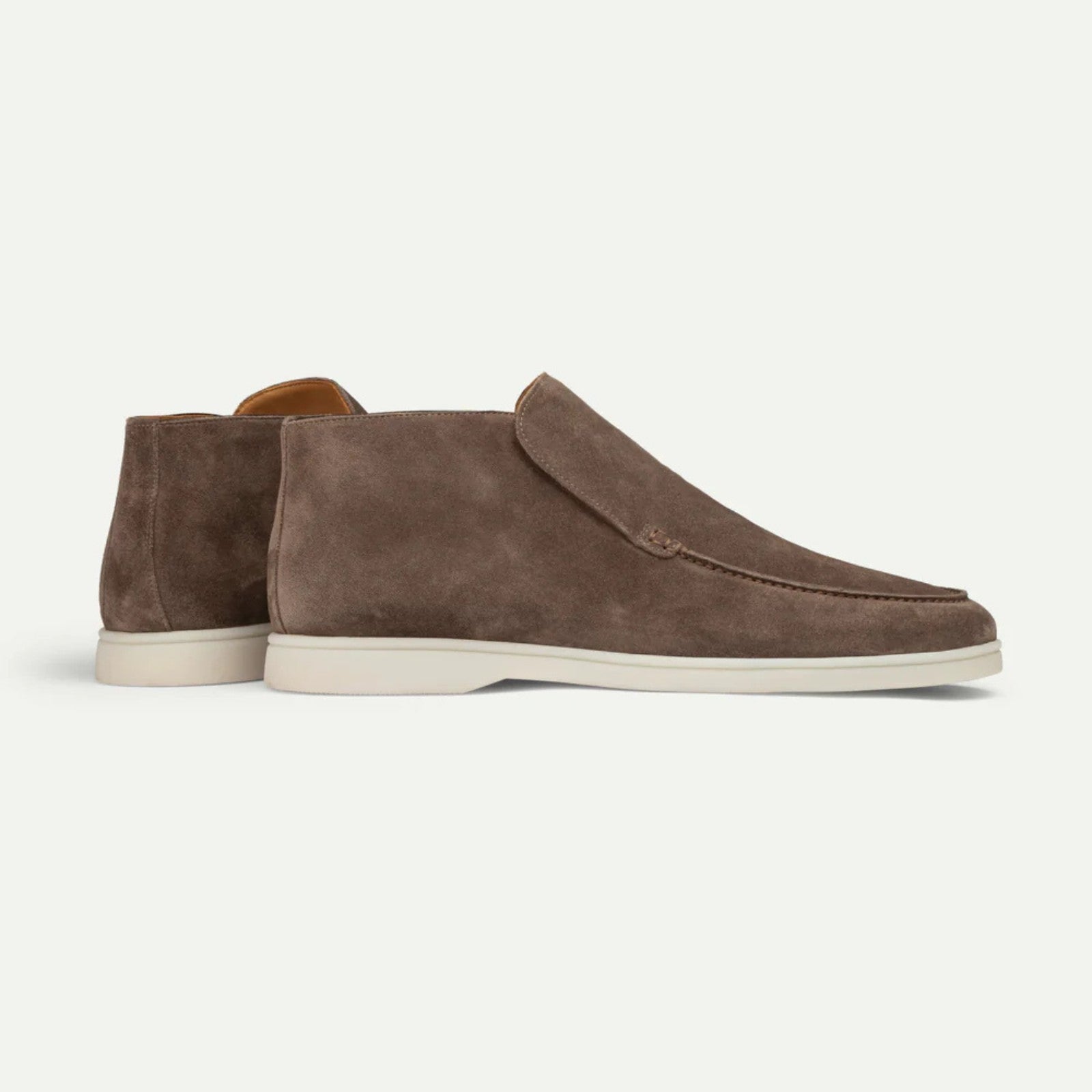 The Modena Suede City Loafer in Ash Grey