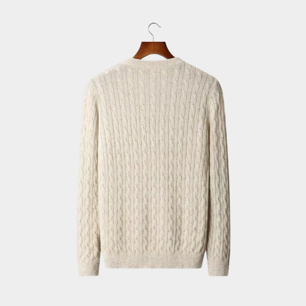 The Gstaad Merino Wool Cable Sweater