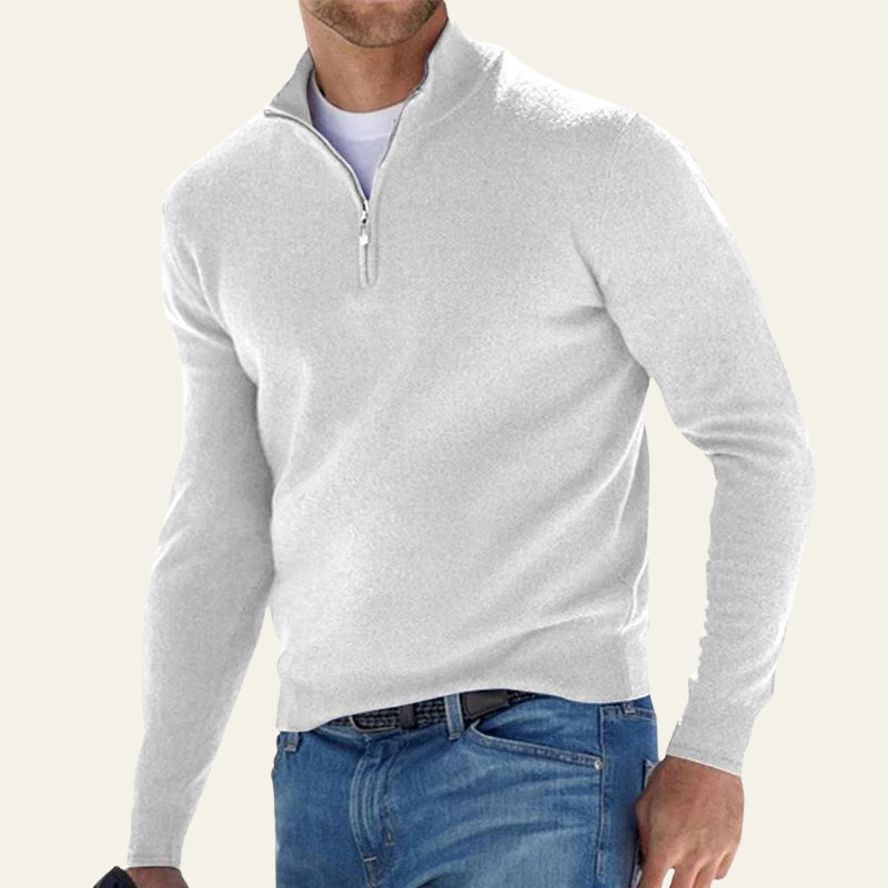 The Catania Quarter-Zip Pullover