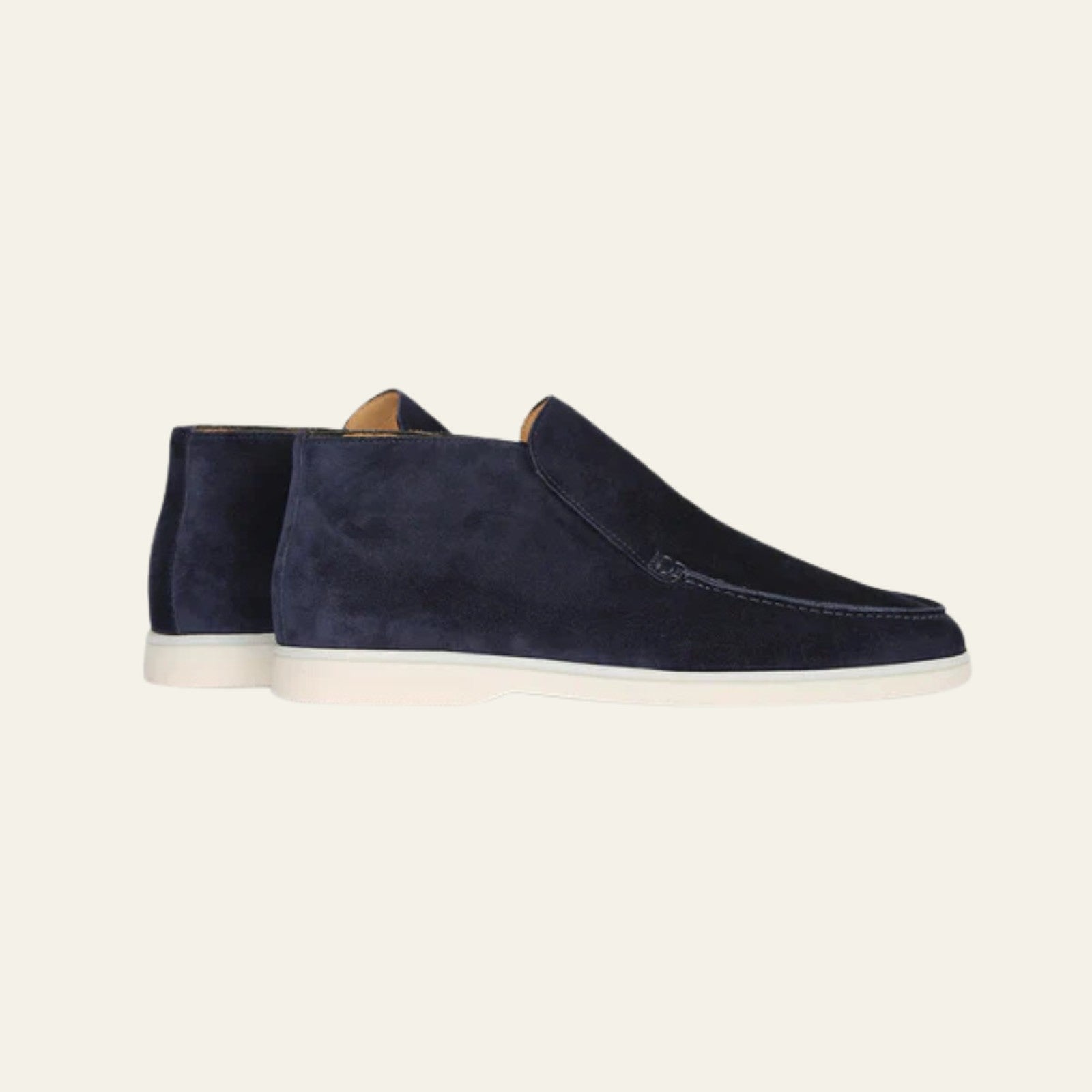 The Catania Suede City Loafer in Navy