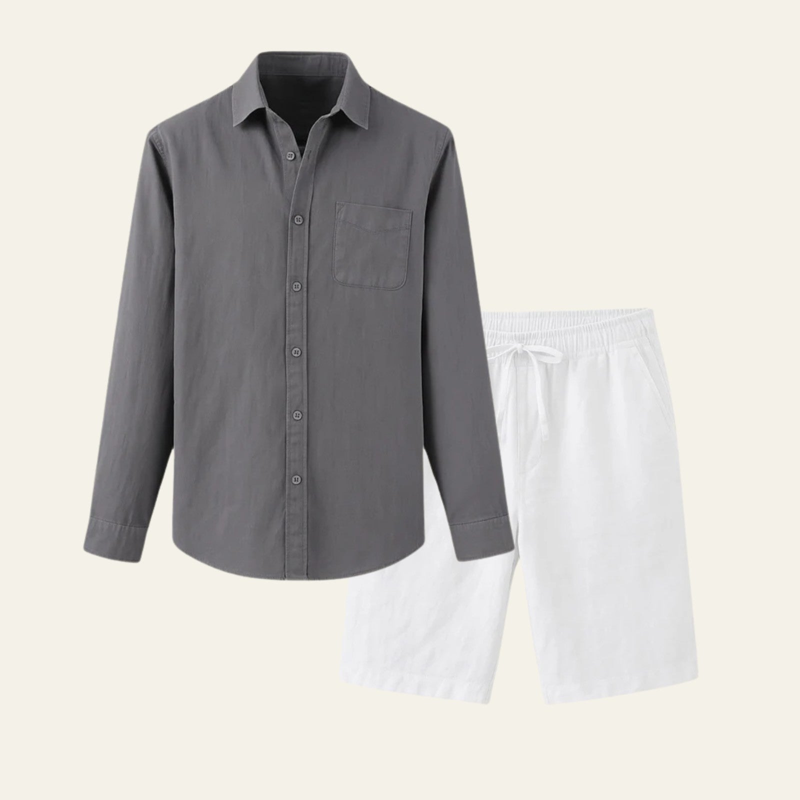 The Marrakesh Linen Resort Shorts Set