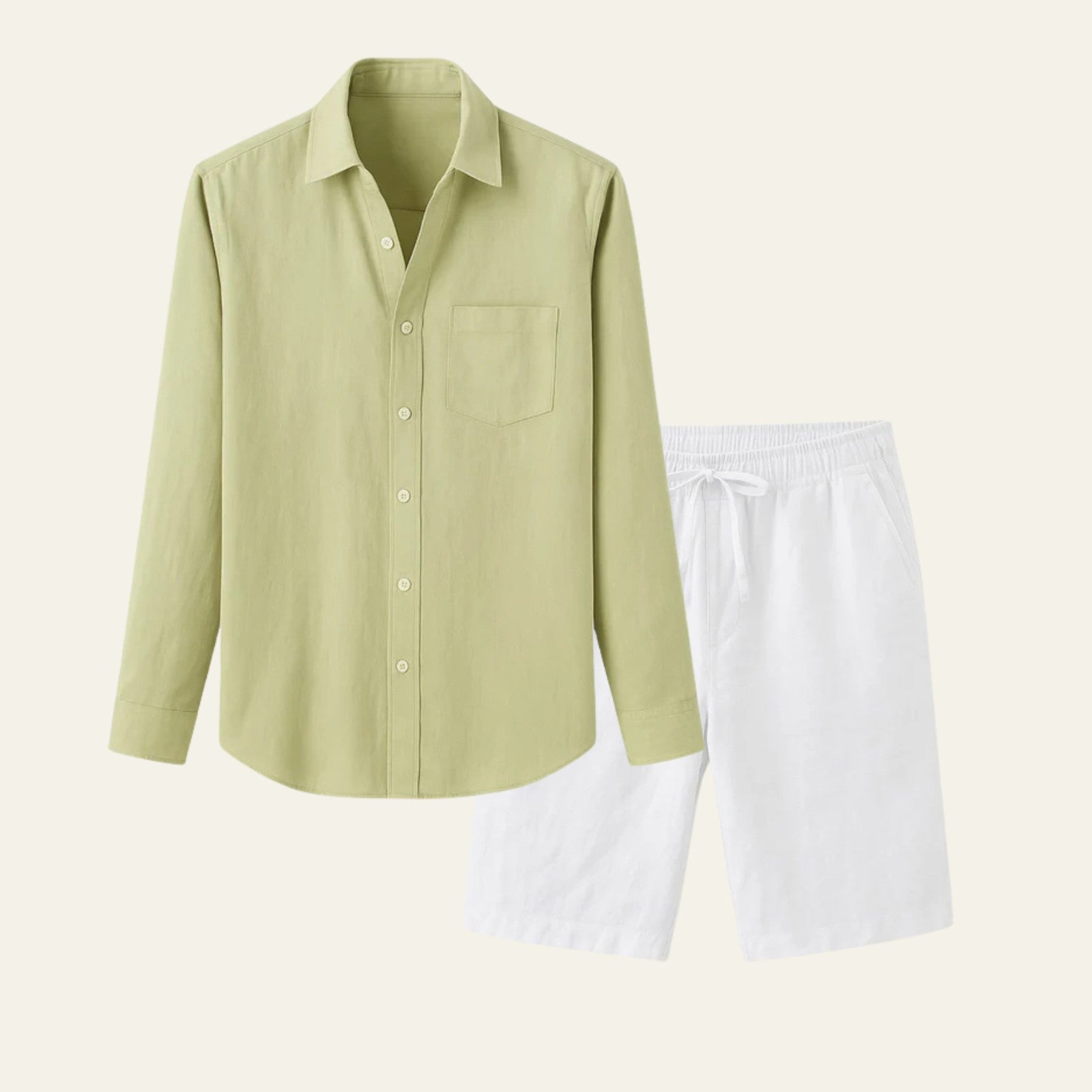 The Marrakesh Linen Resort Shorts Set