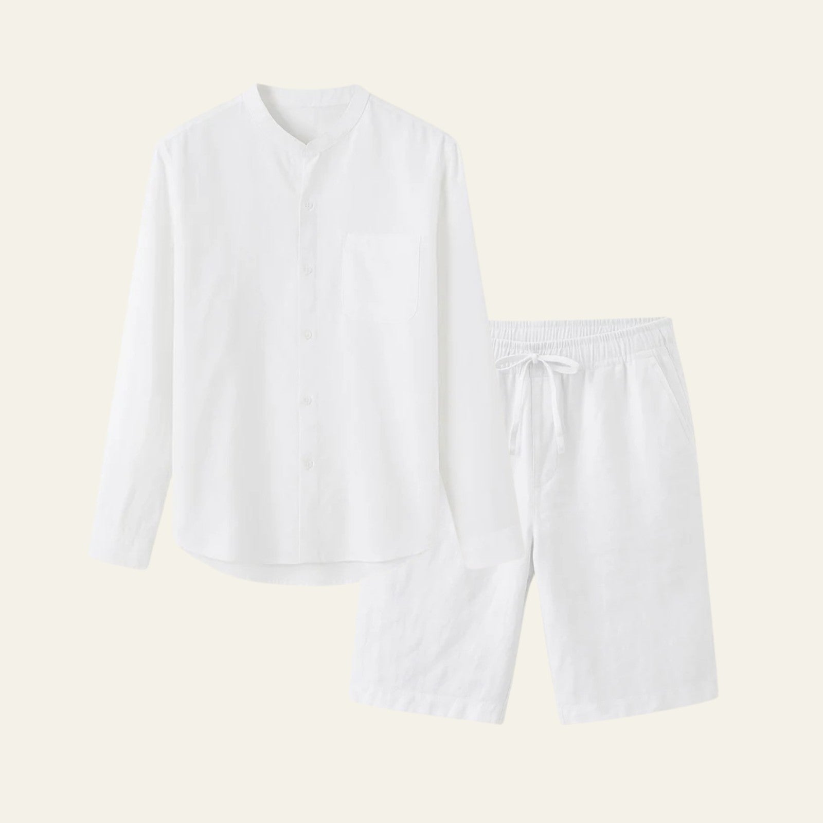 The Marrakesh Linen Resort Shorts Set