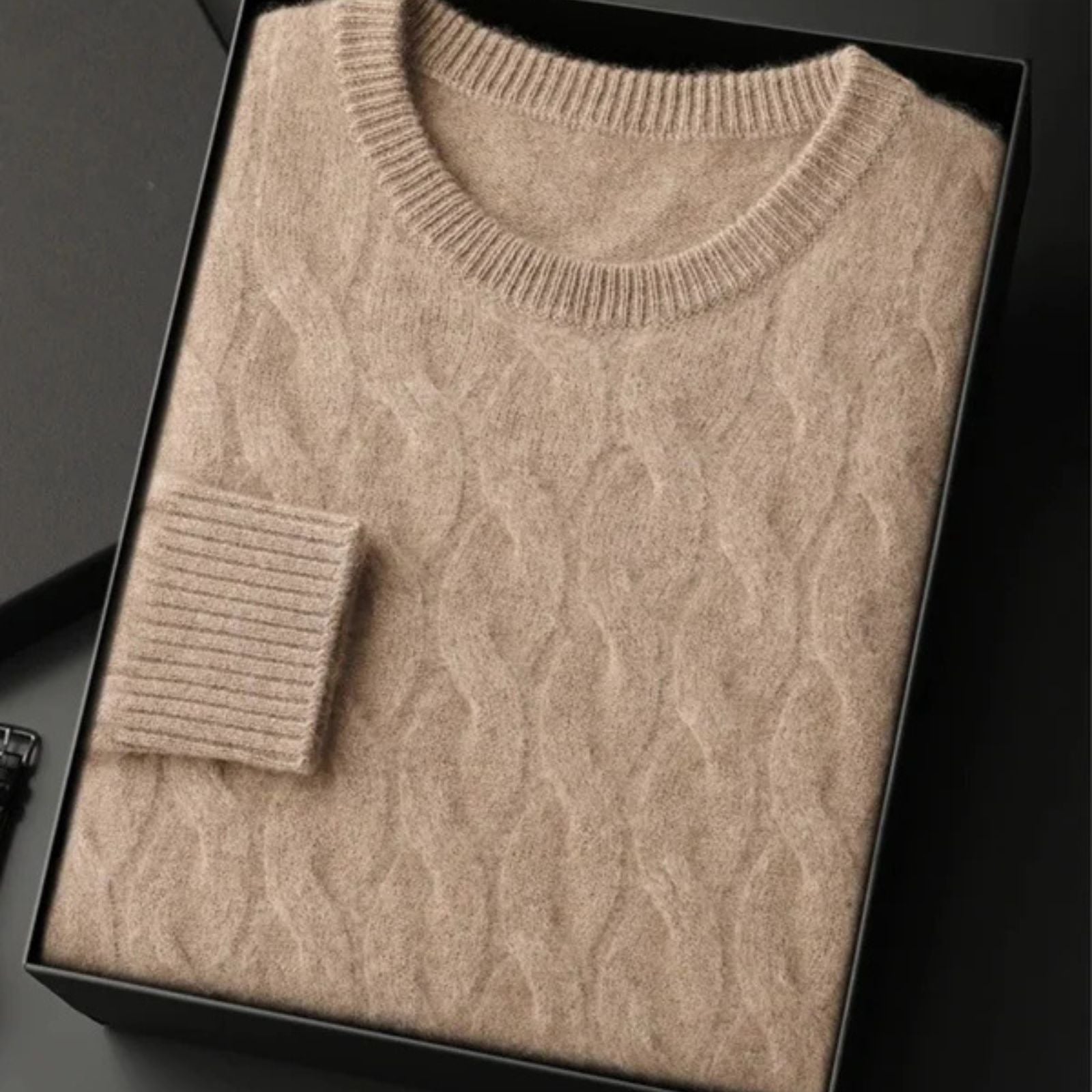 The Zermatt Cashmere Cable Knit Sweater