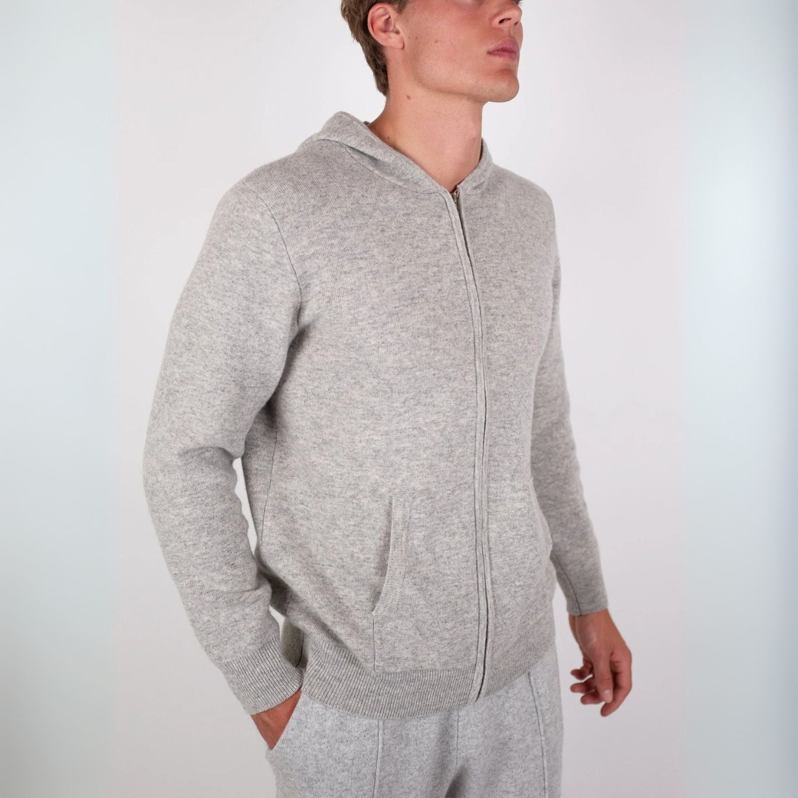 The Lausanne Merino Wool Zip-Up Comfort Set