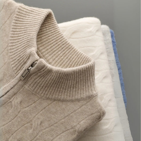 The Lausanne Merino Wool Quarter Zip