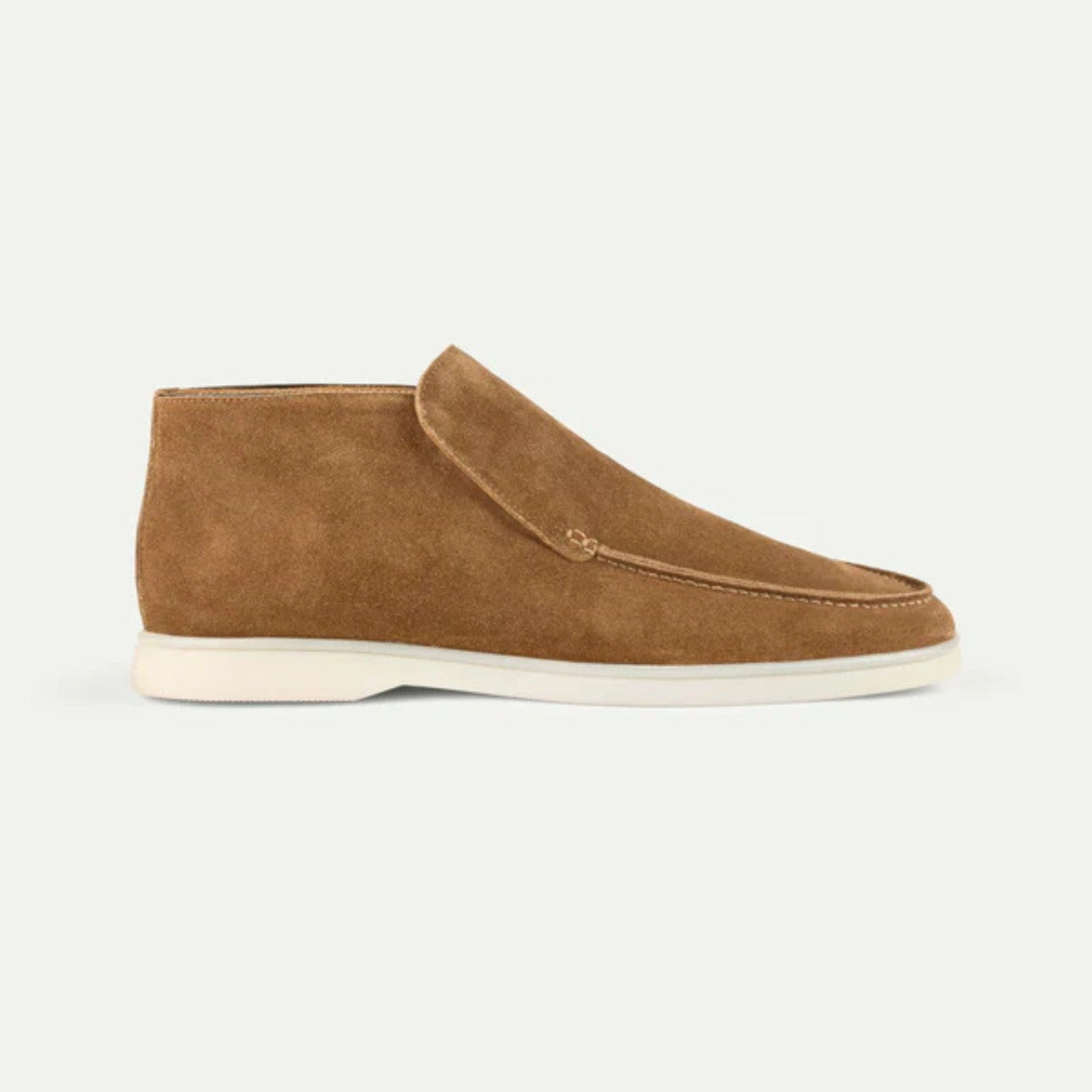 The Marseille Suede City Loafer in Light Beige
