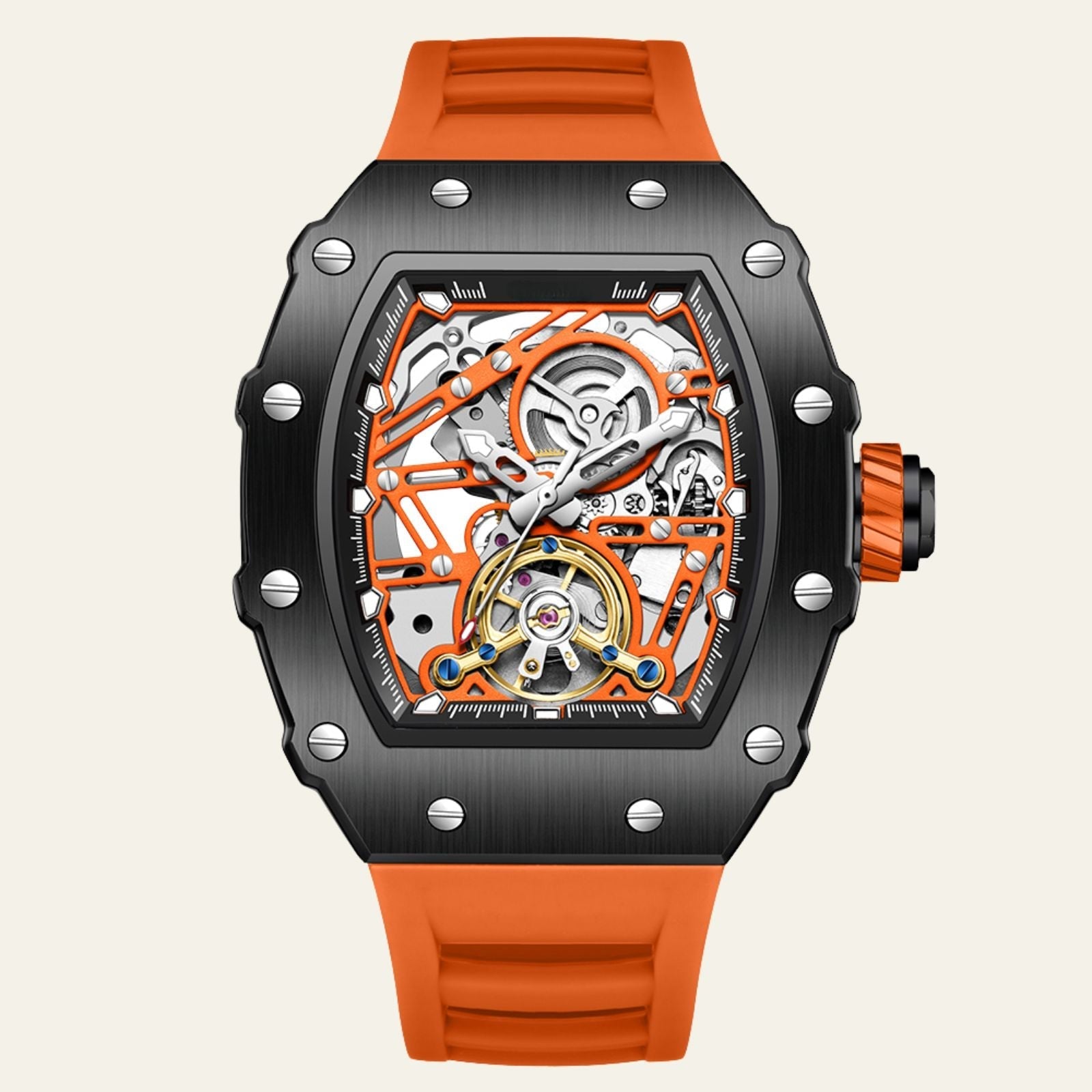 The Monaco Skeleton Automatic Watch