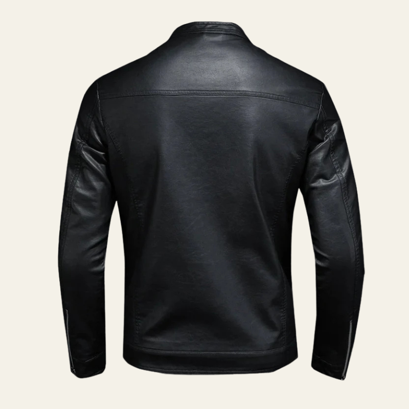 The Cannes Biker Faux Leather Jacket