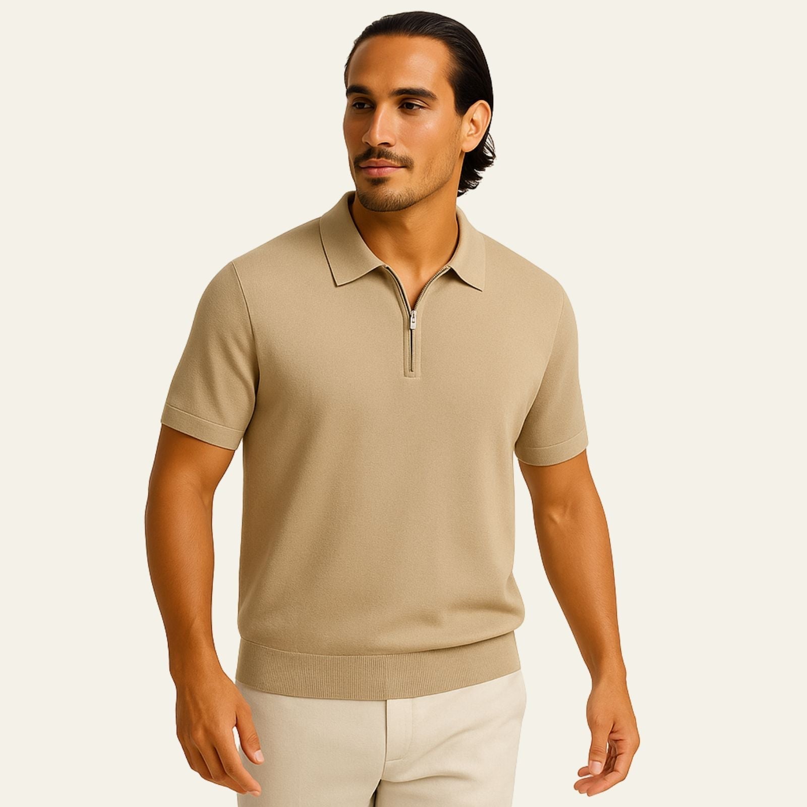 The Catania Quarter-Zip Polo