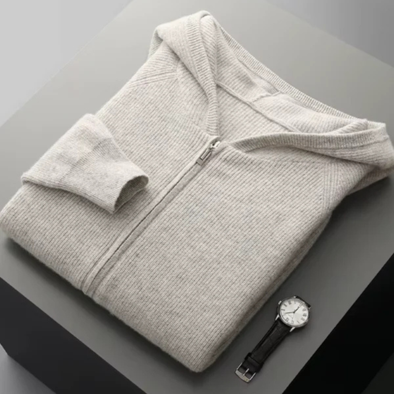 The Umbria Merino Zip Hoodie