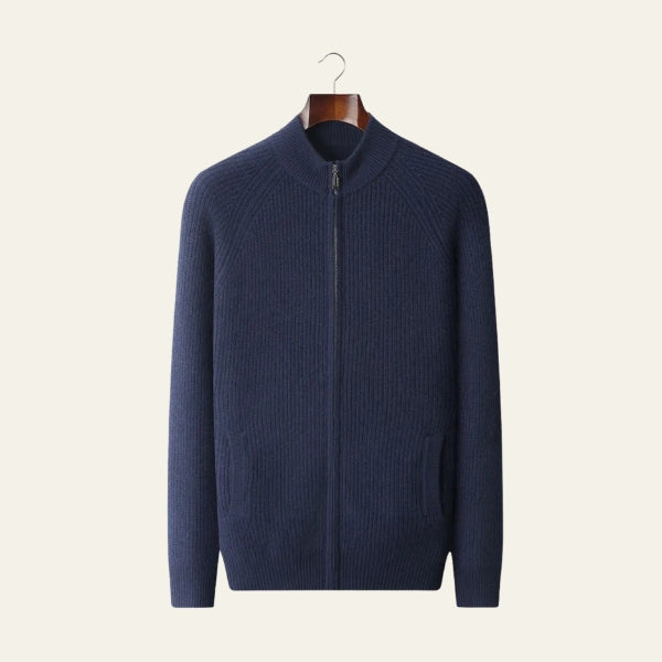 The Ravello Cashmere Zip Knit