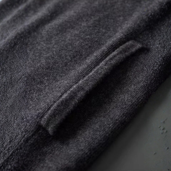 The Garda Merino Wool Zip Knit