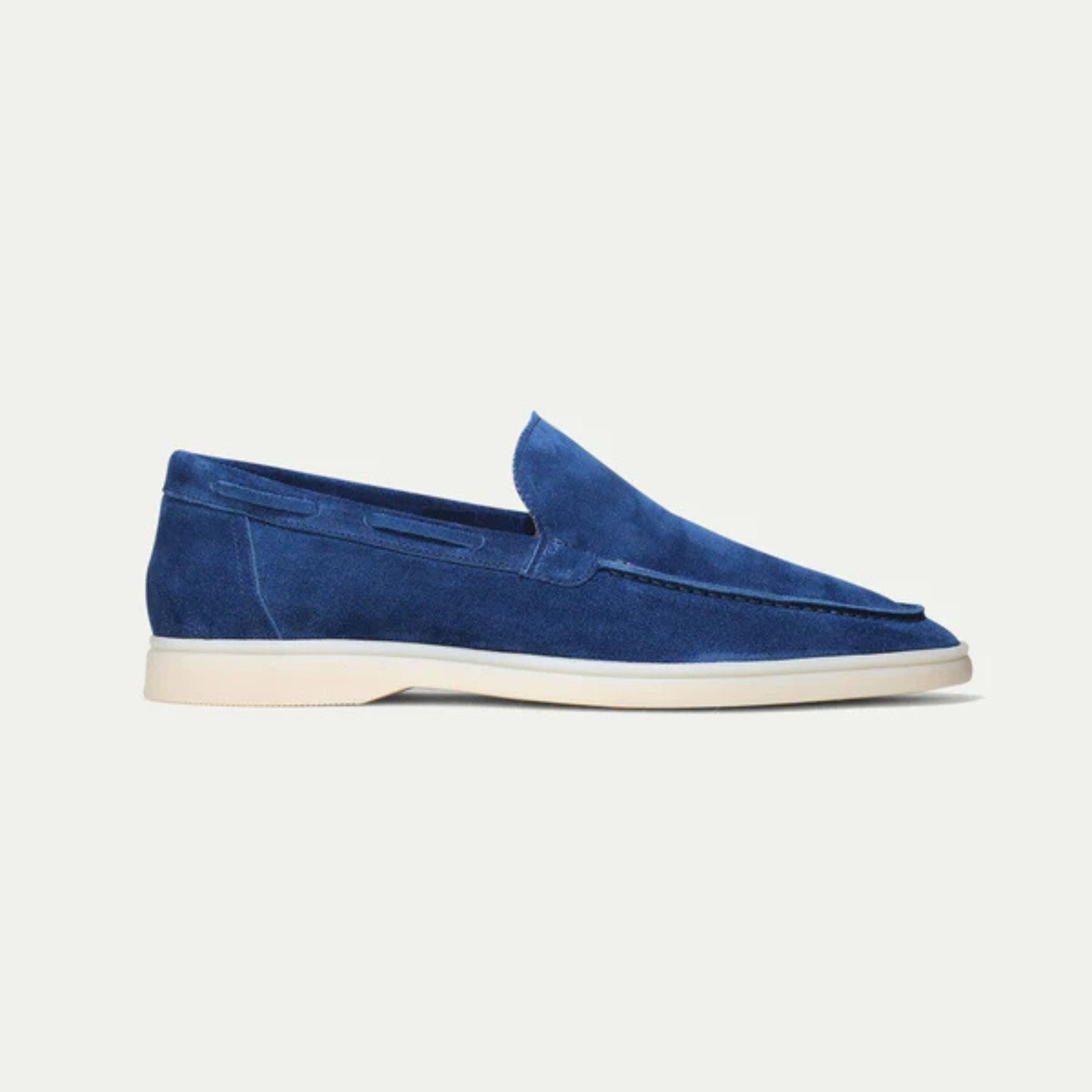 The Antibes Suede Yacht Loafer in Ultramarine