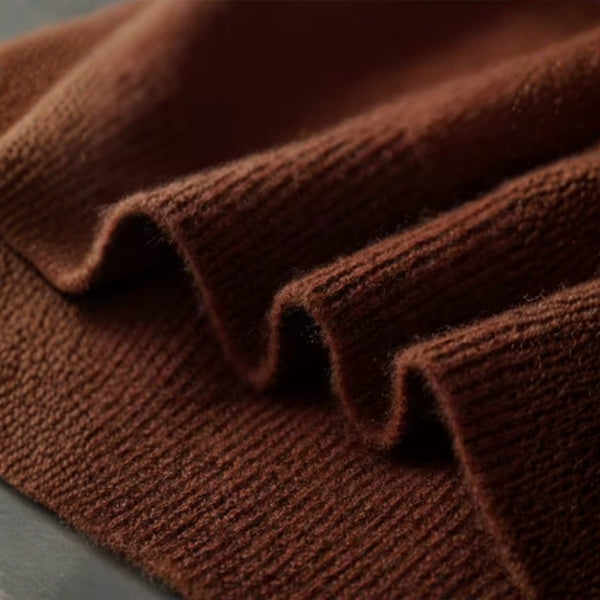 The Siena Merino Wool Polo Sweater