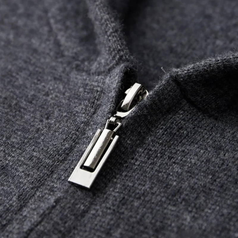 The Montreuil Cashmere Zip Hoodie