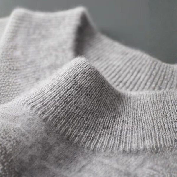 The Oslo Merino Mock Neck Sweater