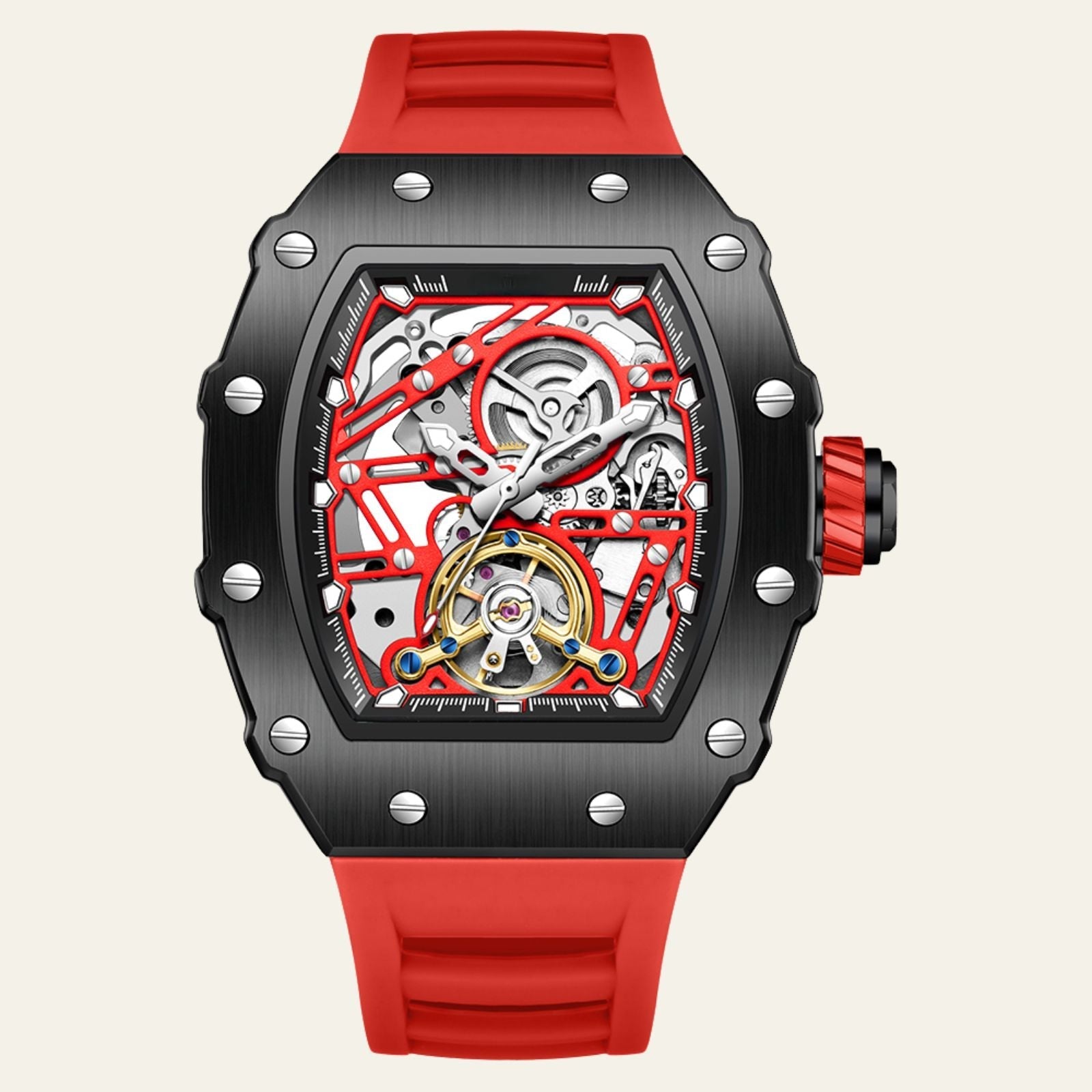 The Monaco Skeleton Automatic Watch