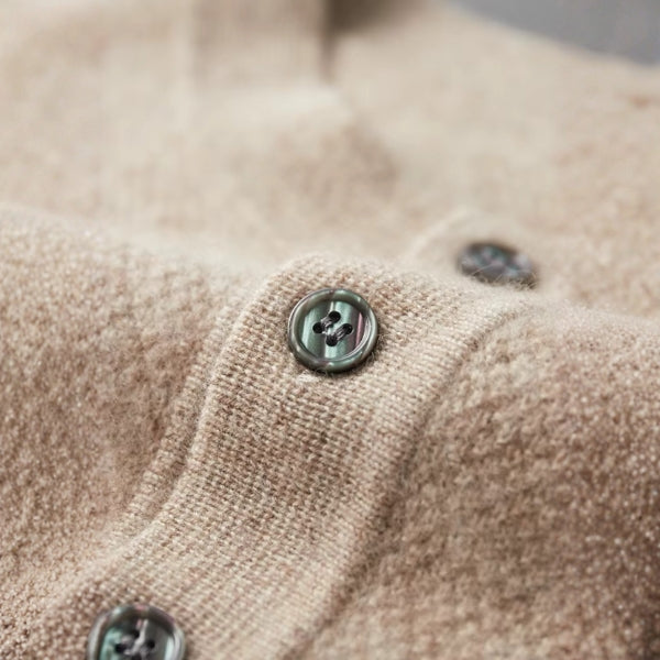 The Courchevel Cashmere Henley Sweater