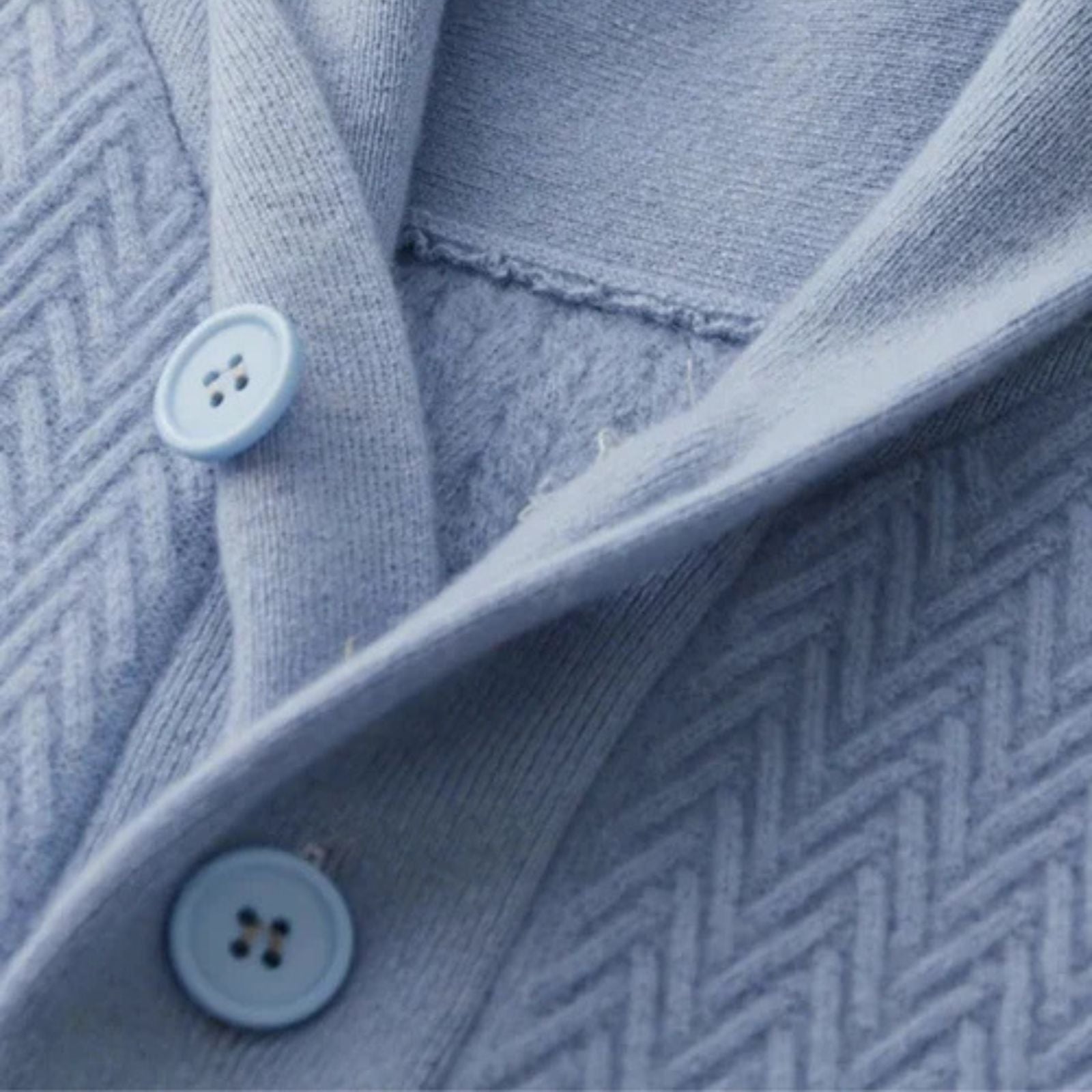 The Salzburg Cashmere Textured Button Sweater