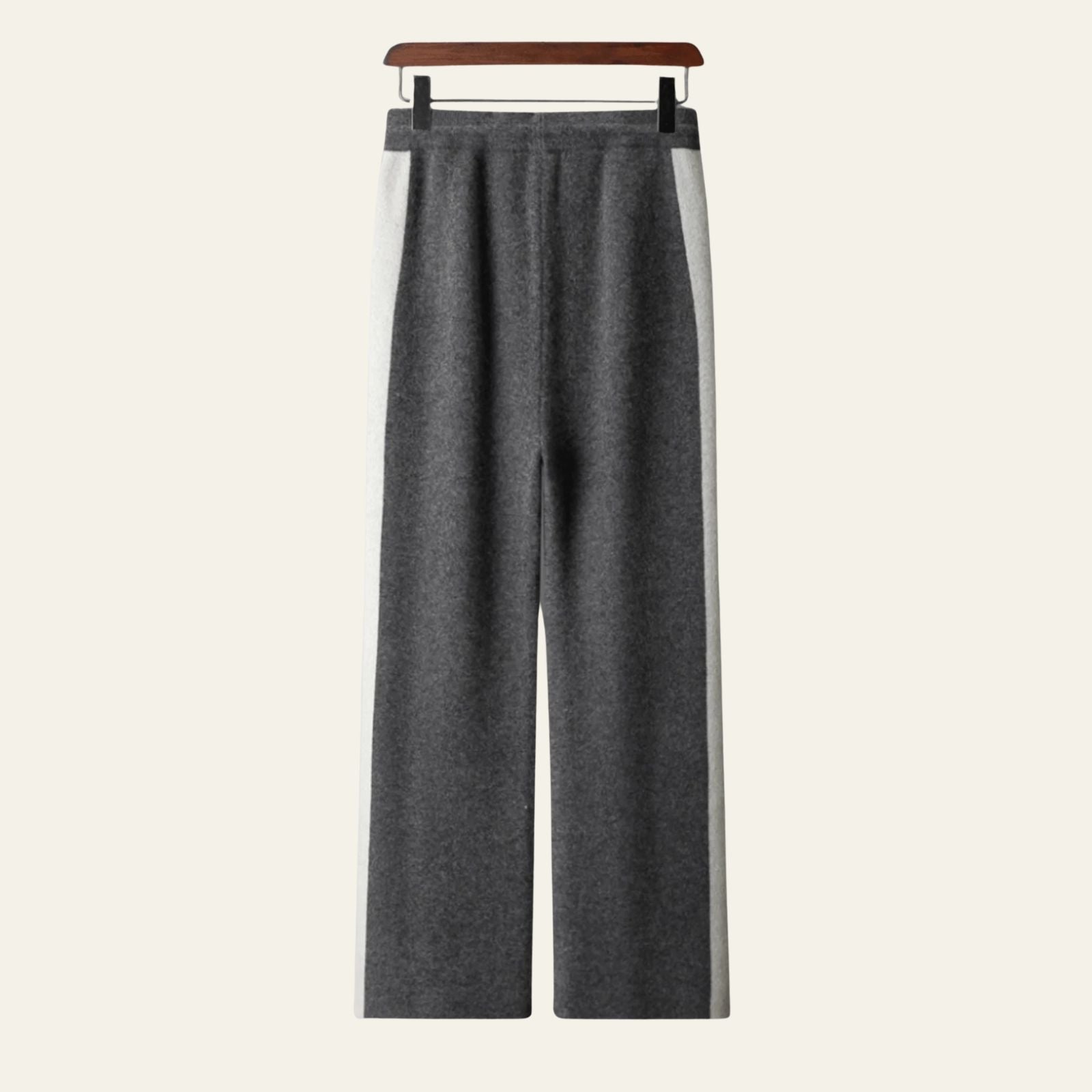 The Monaco Merino Wool Striped Straight-Leg Pant