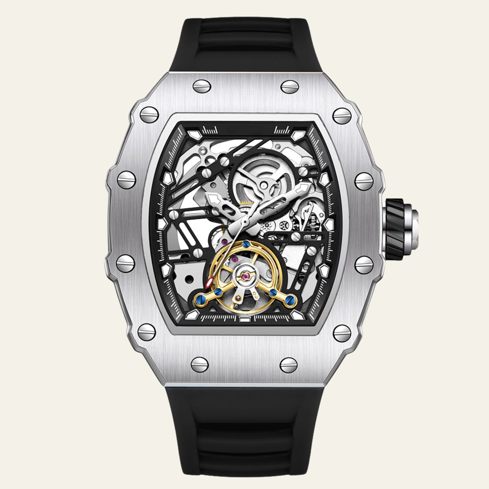The Monaco Skeleton Automatic Watch