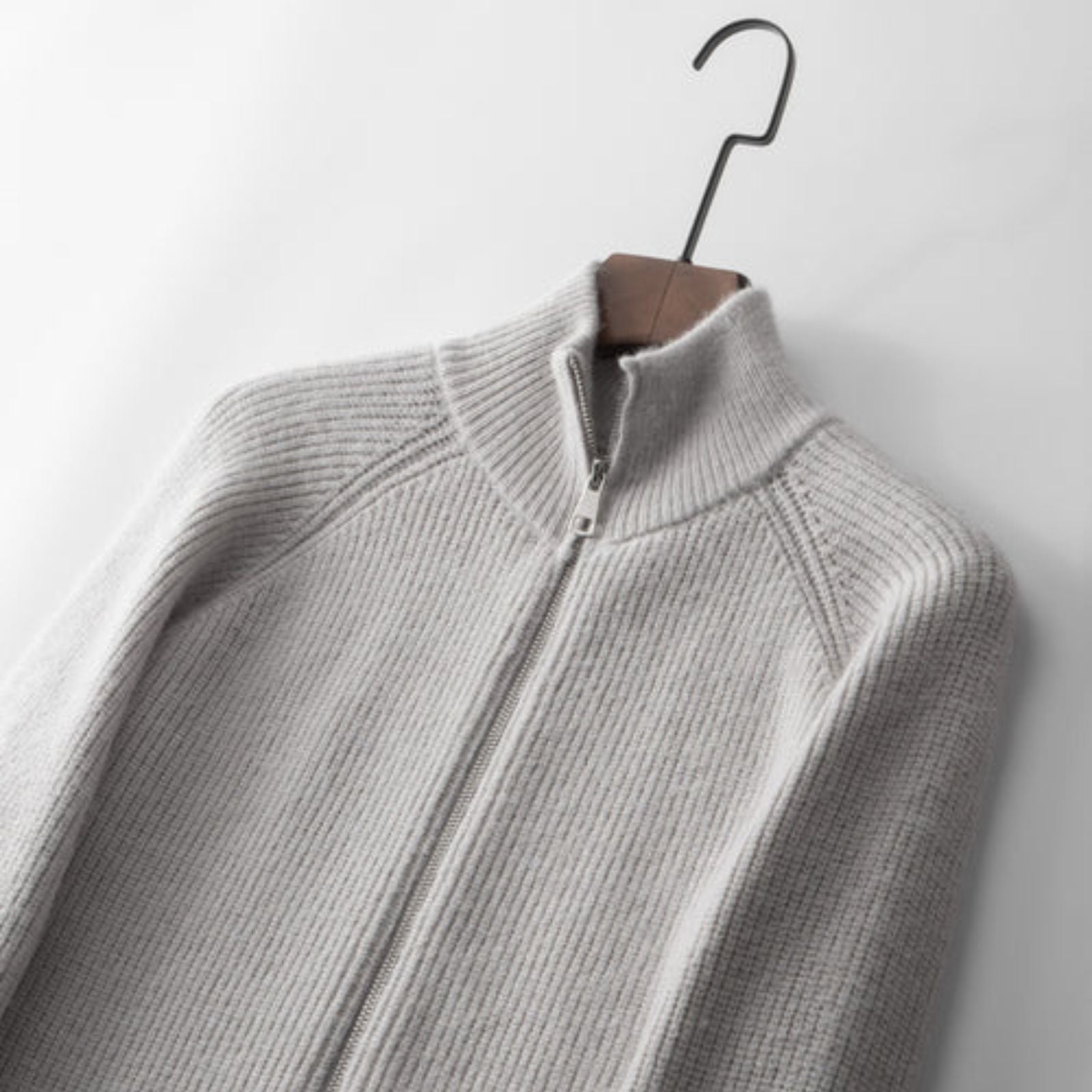 The Amalfi Wool Zip Vest