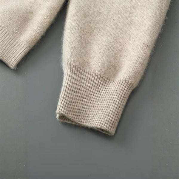 The Lucerne Cashmere Zip Knit