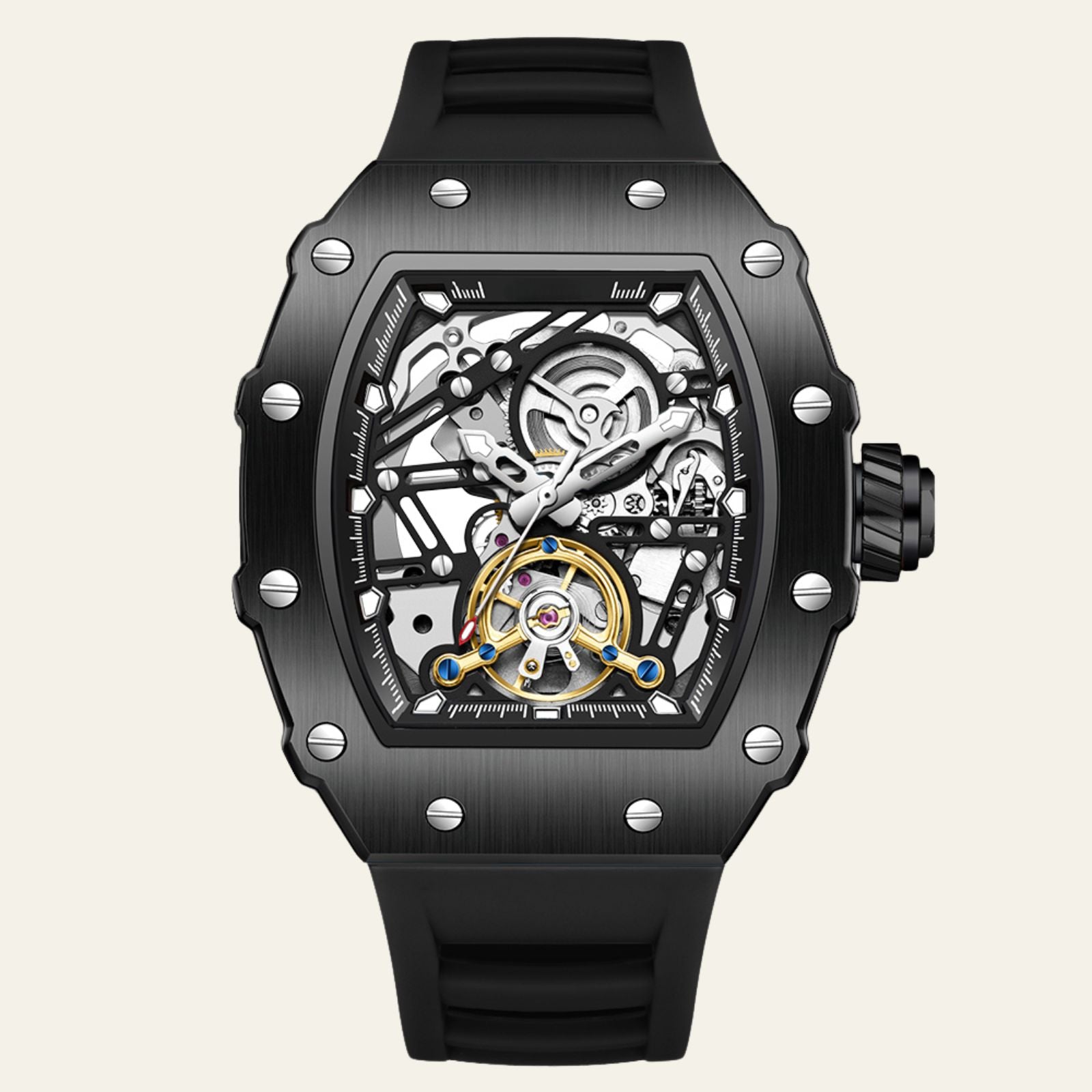 The Monaco Skeleton Automatic Watch