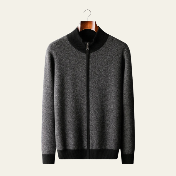 The Lucerne Cashmere Zip Knit