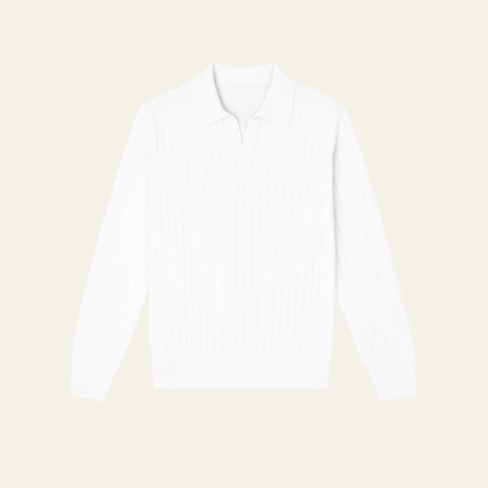 The Oslo Ribbed Knit Polo
