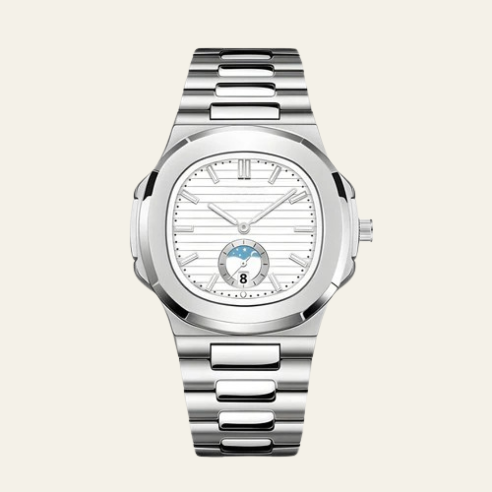 The Toulon Stainless Steel Nautical Watch