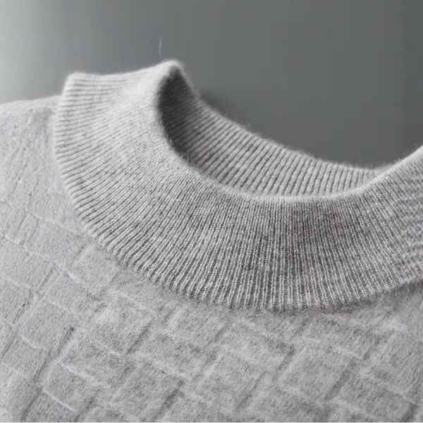 The Oslo Merino Mock Neck Sweater