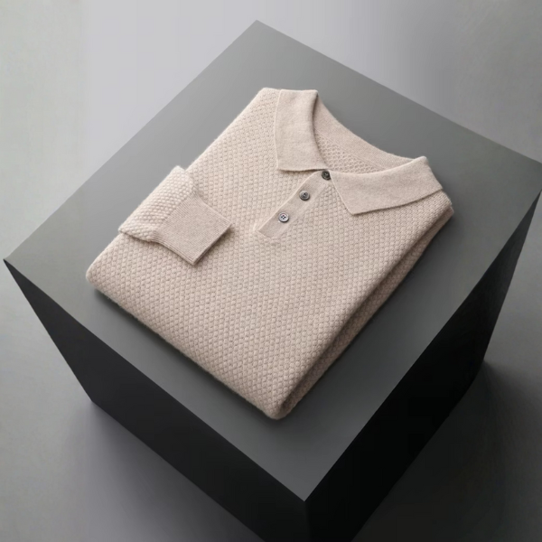 The Zermatt Cashmere Polo Knit