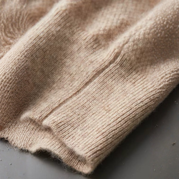 The Courchevel Cashmere Henley Sweater