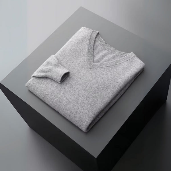 The Sorrento Fine Merino V-Neck Sweater