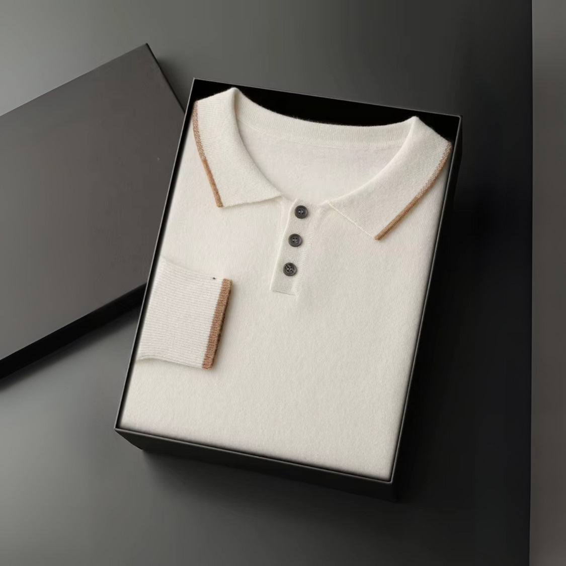 The Positano Cashmere Polo Sweater