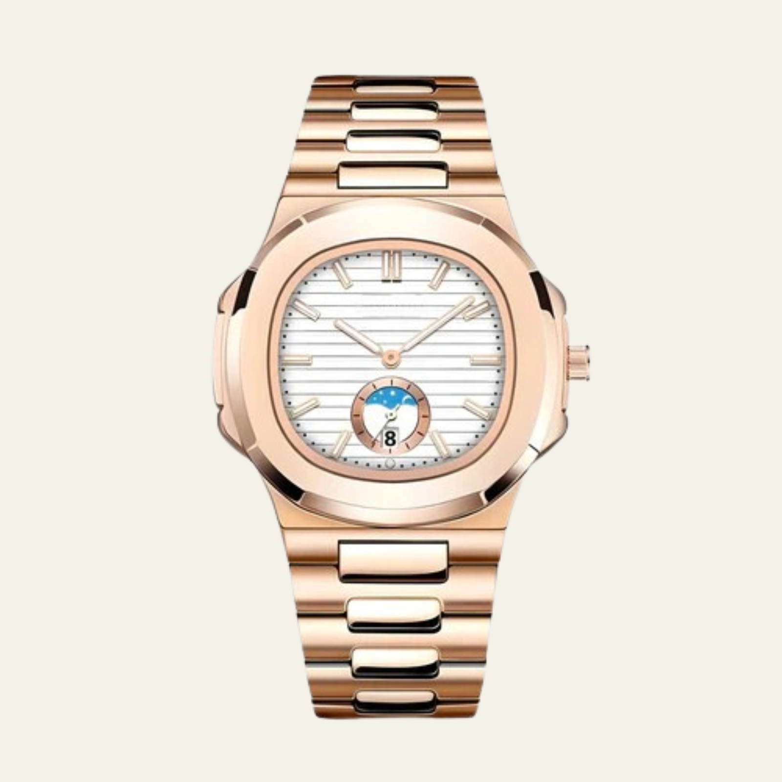 The Toulon Stainless Steel Nautical Watch