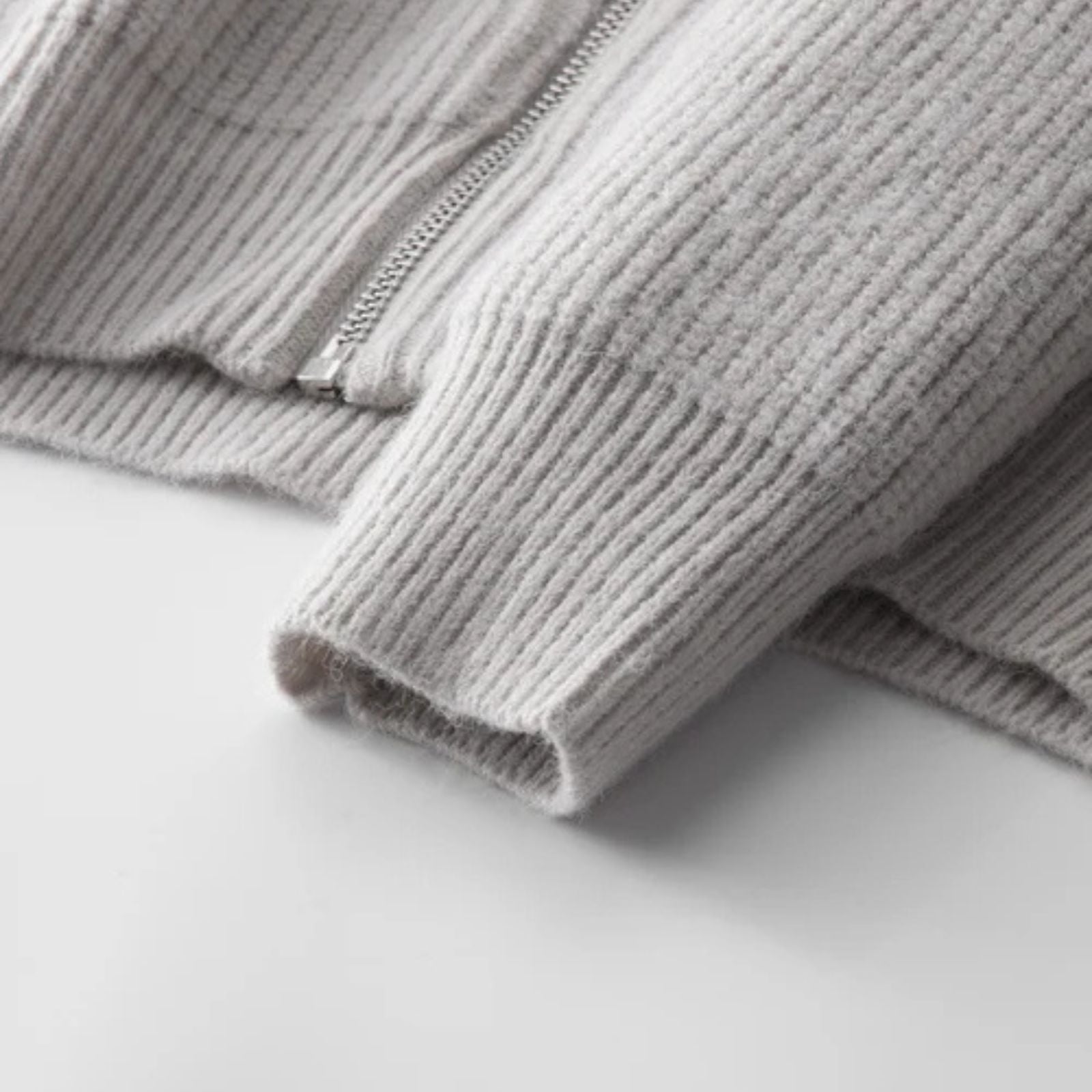 The Amalfi Wool Zip Vest