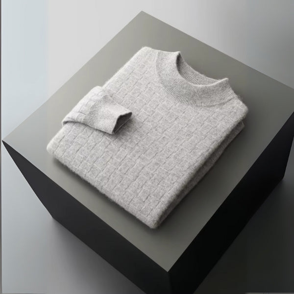 The Oslo Merino Mock Neck Sweater