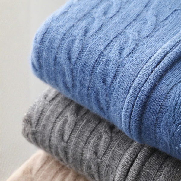 The Ravello Cable Cashmere Zip Hoodie